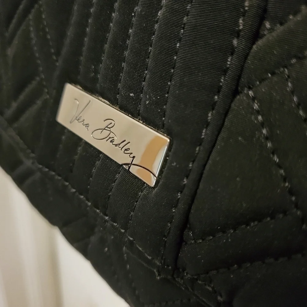 Vera Bradley Black Quilted Fully Lined Baby Bag